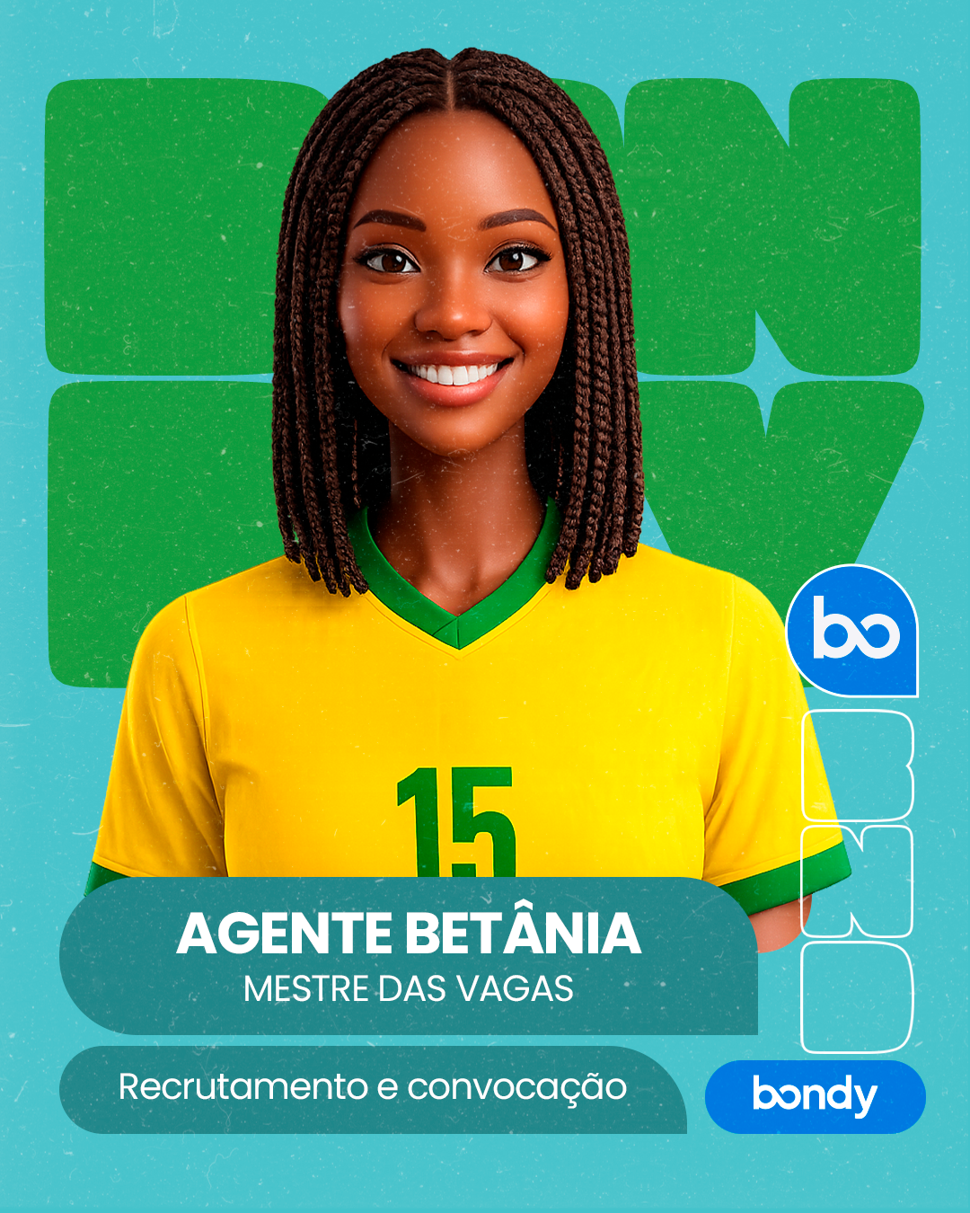 Frente da figurinha Copa Bondy